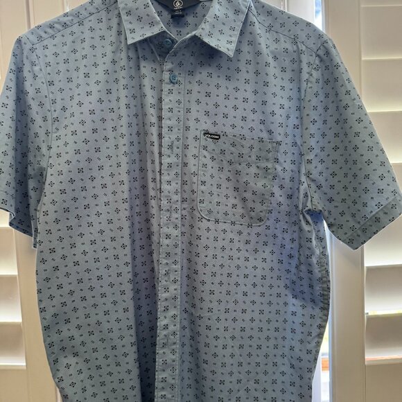 mens volcom button down shirt - Picture 1 of 3